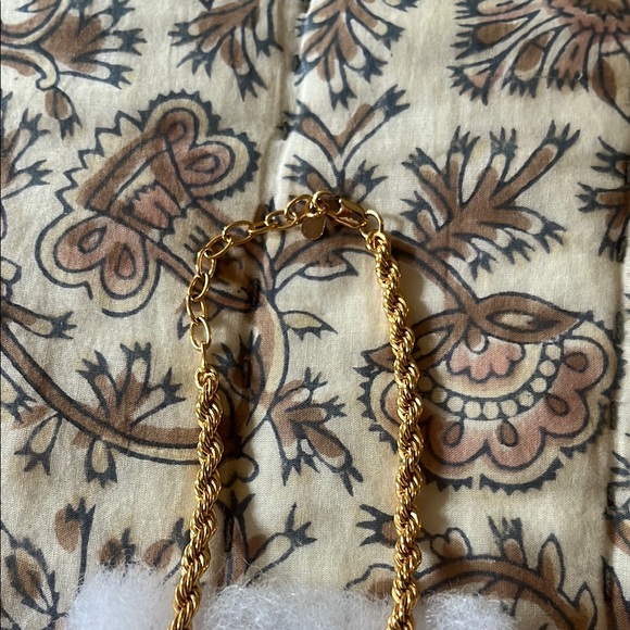 Gold Rope Chain Necklace - Picture 3 of 3